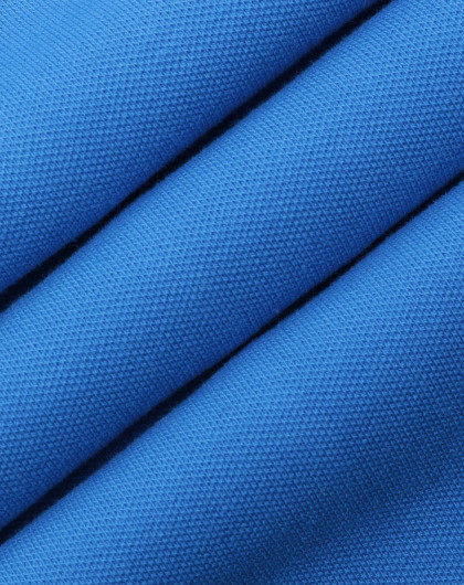 印花经典立领 男童短袖polo深天蓝