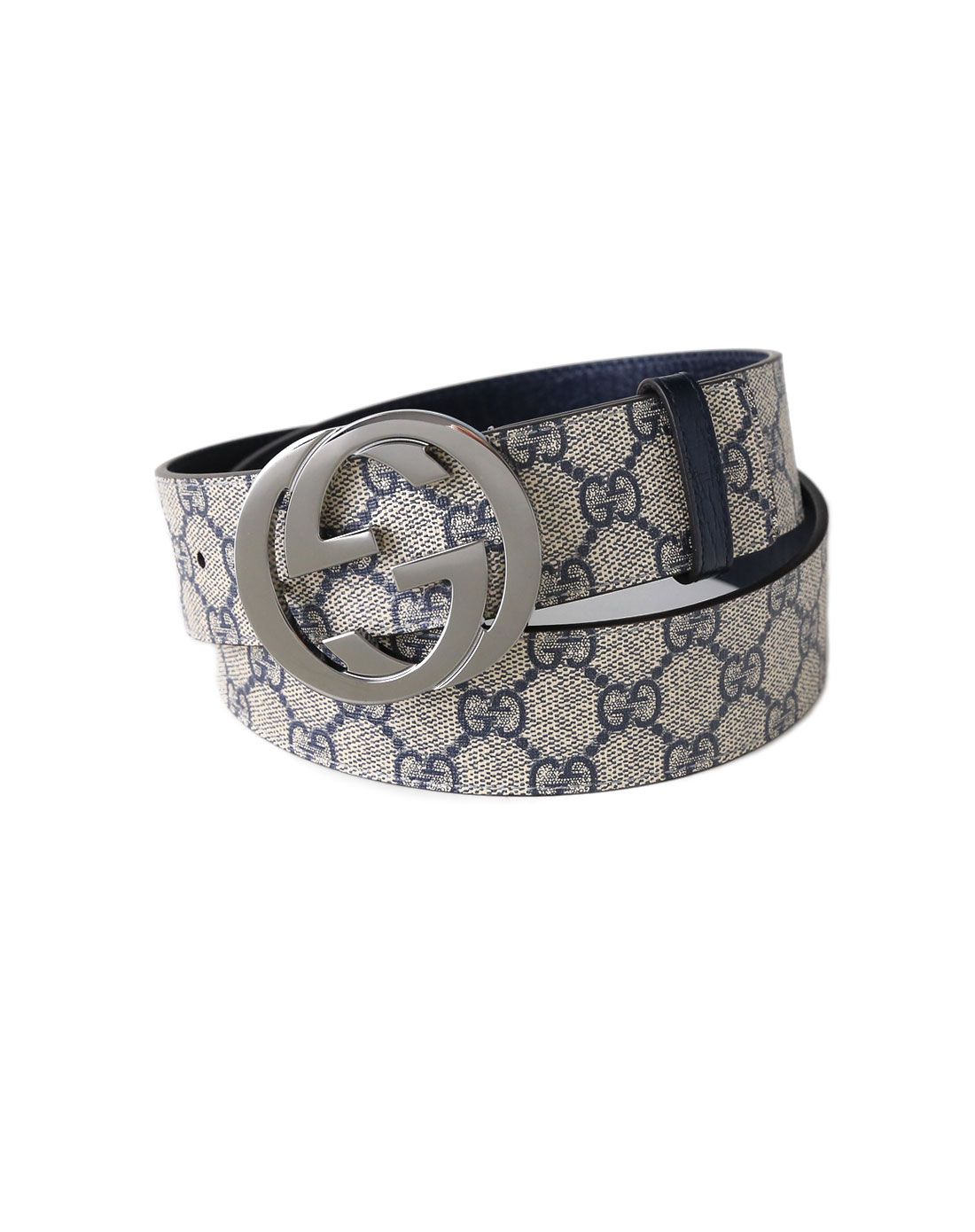 名品包包及配件专场gucci 男士米蓝色腰带114984-kgd1r-4075_唯品会