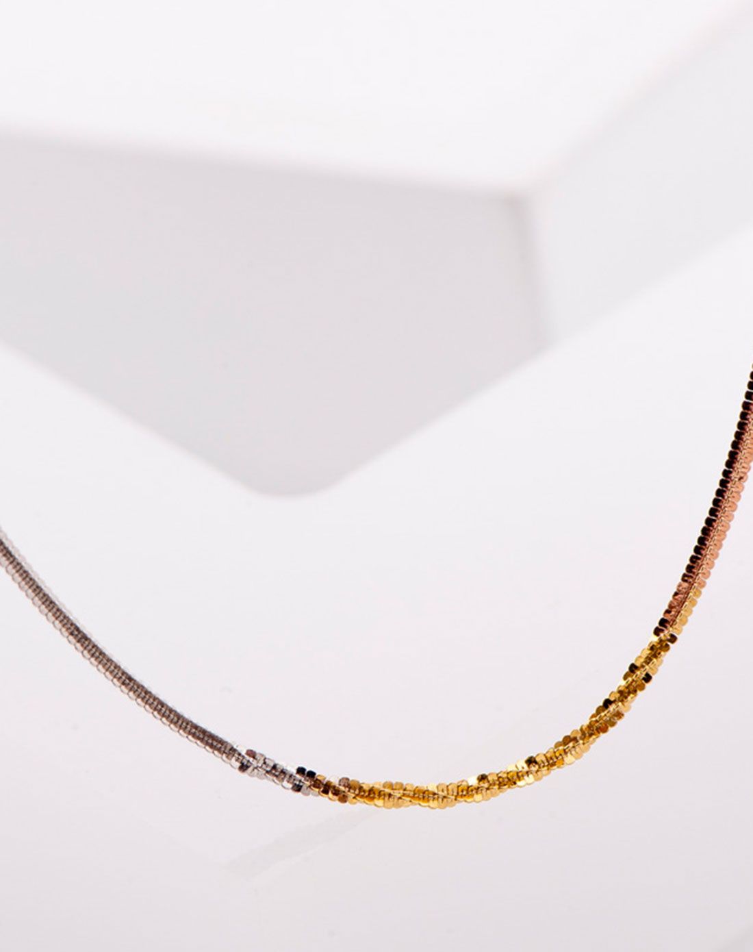 满天星链 18k金项链