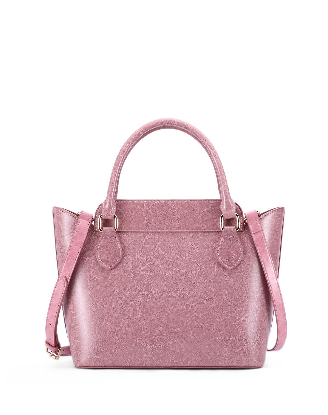 女士香芋粉色时尚个性百搭手提包