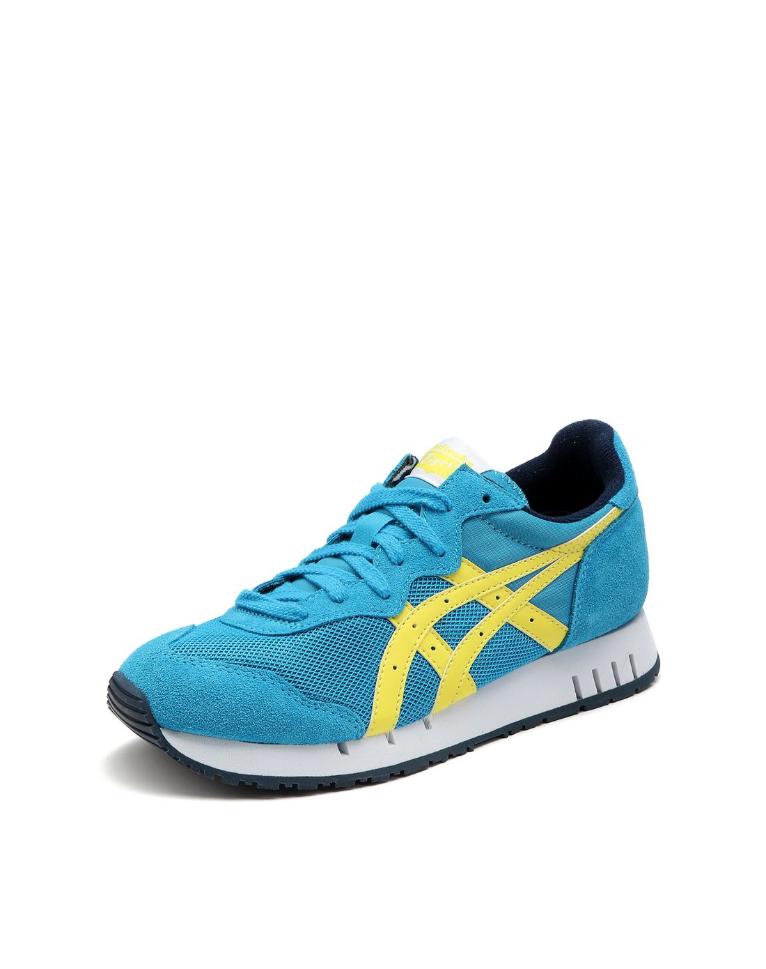 xcaliber 中性款湖水蓝配黄色运动鞋