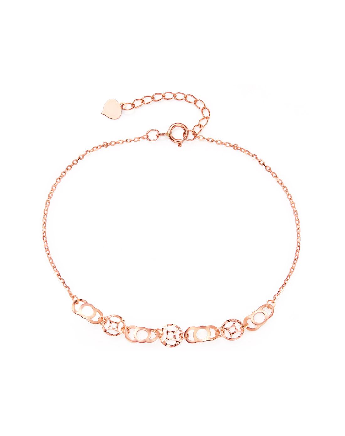 【新品】限量时尚三色10k金手链