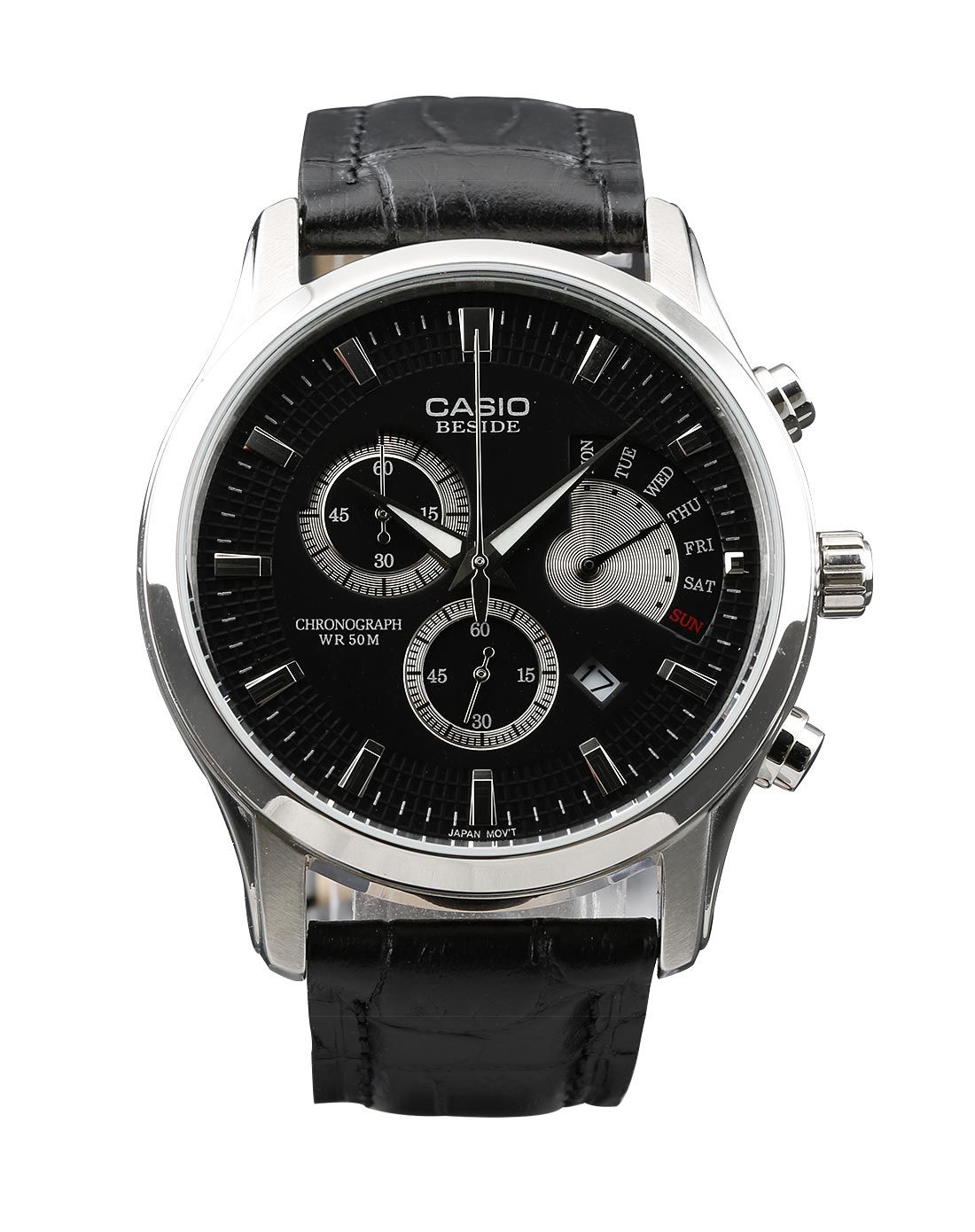 卡西欧casio商务休闲多功能石英男表bem-501l-1avdf_唯品会