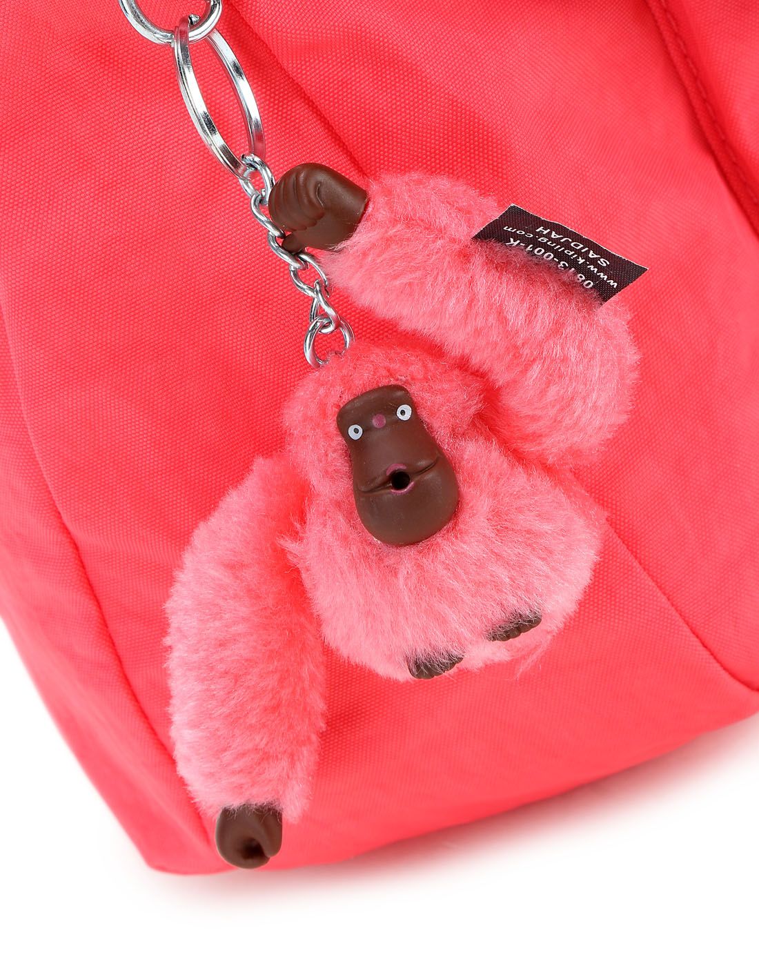 kipling猴子珊瑚粉单肩斜挎包