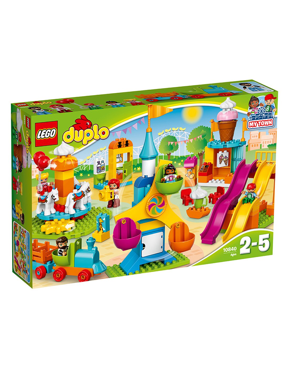 乐高 得宝系列 2岁-5岁 大型游乐园 10840 益智 儿童 积木 玩具lego