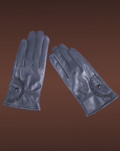 织布人 羊皮十指相扣手套