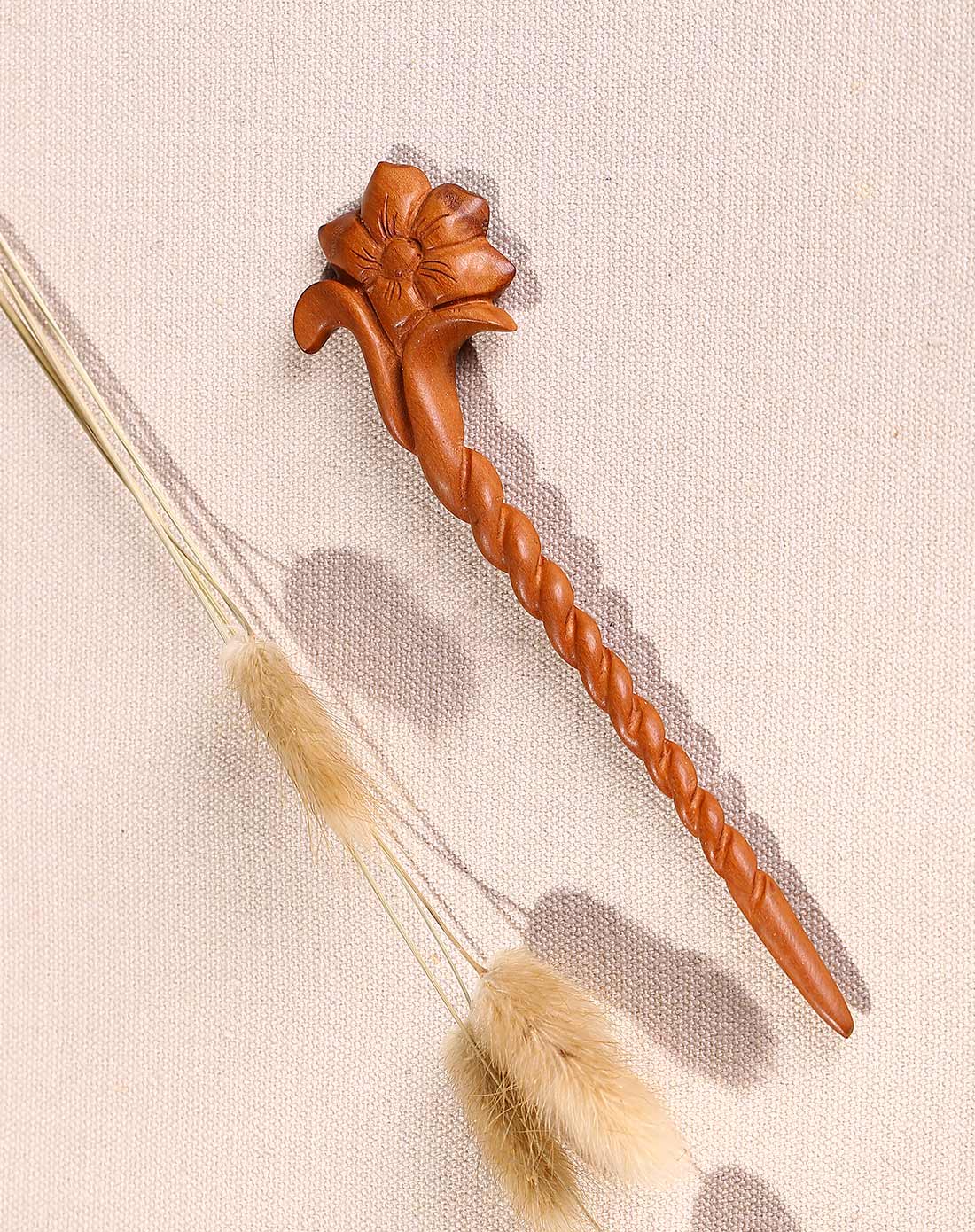 金玉满堂桃木发簪