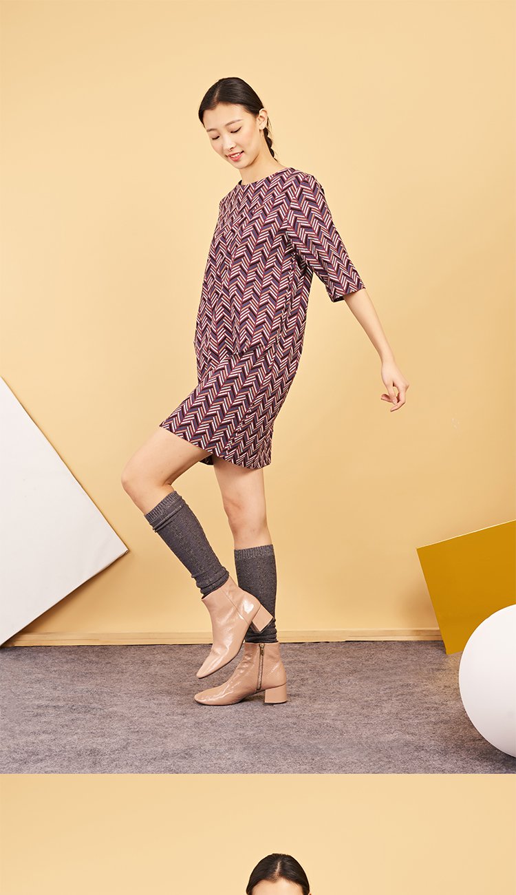 tanni女装专场 tanni时尚百搭经典印花连衣裙 商品参数 detail 品牌