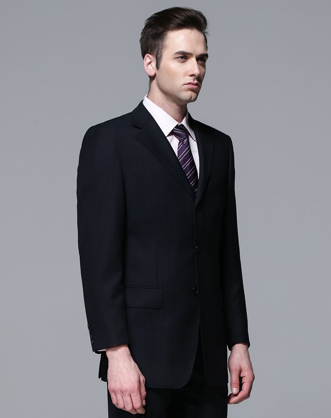 卡丹狄诺cardeendino男款深色时尚经典西服(羊毛)cbd23238_唯品会