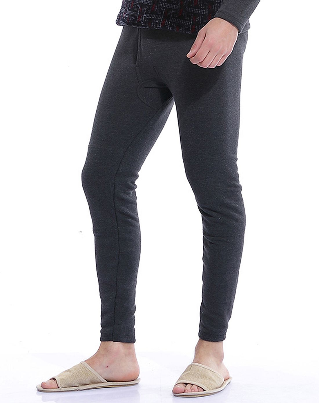 男士麻黑保暖裤