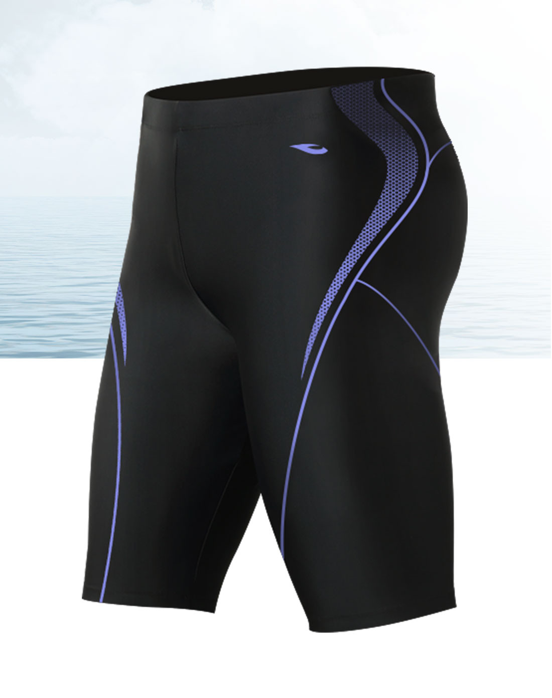 男款深紫五分泳裤专业时尚舒适