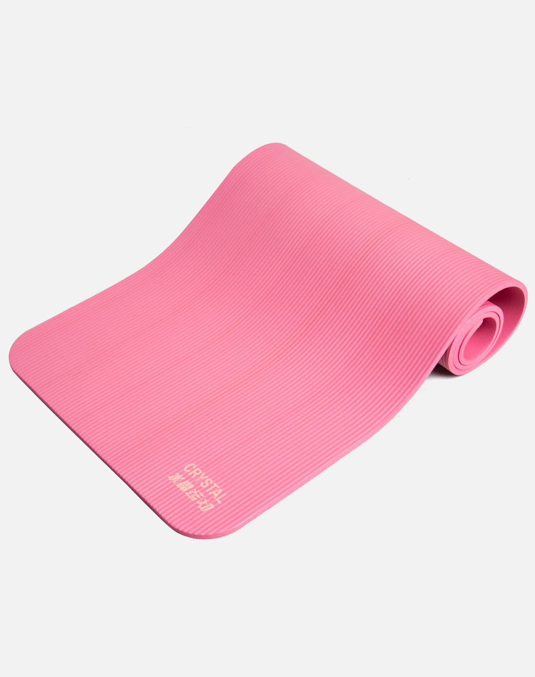 女款粉色初学者防滑加厚瑜伽垫 时尚塑身美体