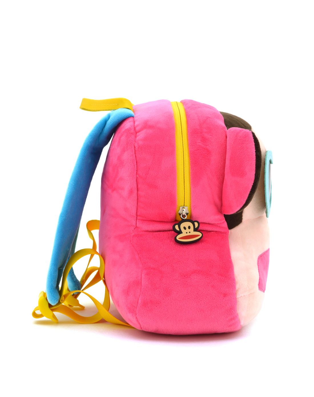 paul frank/大嘴猴桃红色女童卡通造型背包