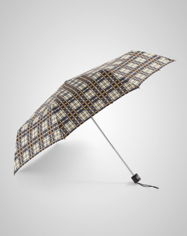 德国百年品牌kobold伞专场kobold 皇家格子三折伞(咖啡格)kg3119b-523