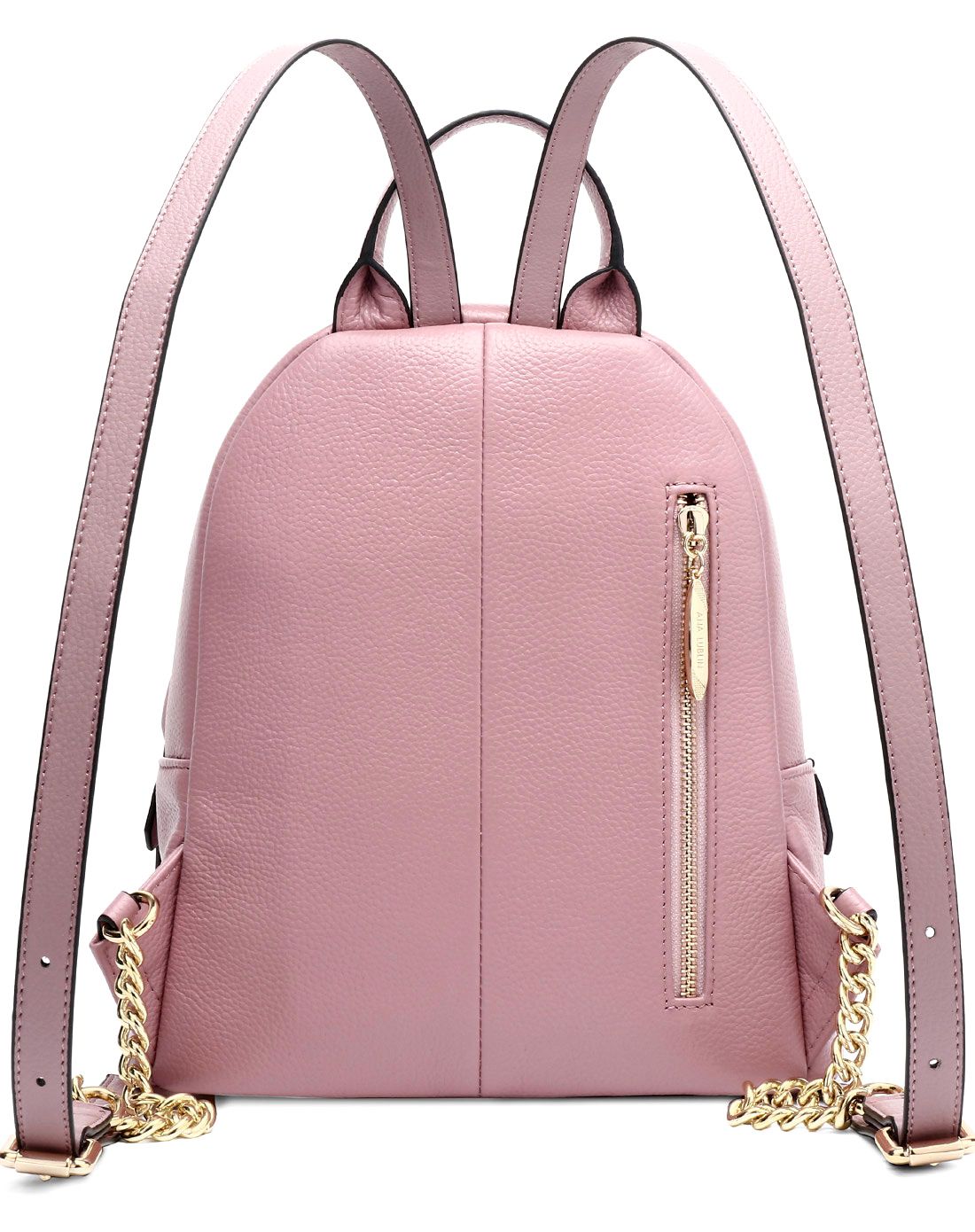 女士香芋粉色欧美时尚休闲双肩包