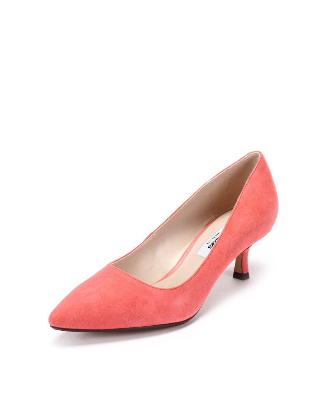 clarks正装女单鞋aquifer soda带跟一脚套鞋