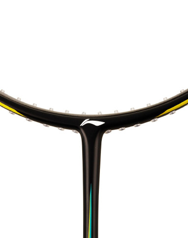 李宁uc5000 中性款绿配蓝色羽毛球拍 无线迷彩