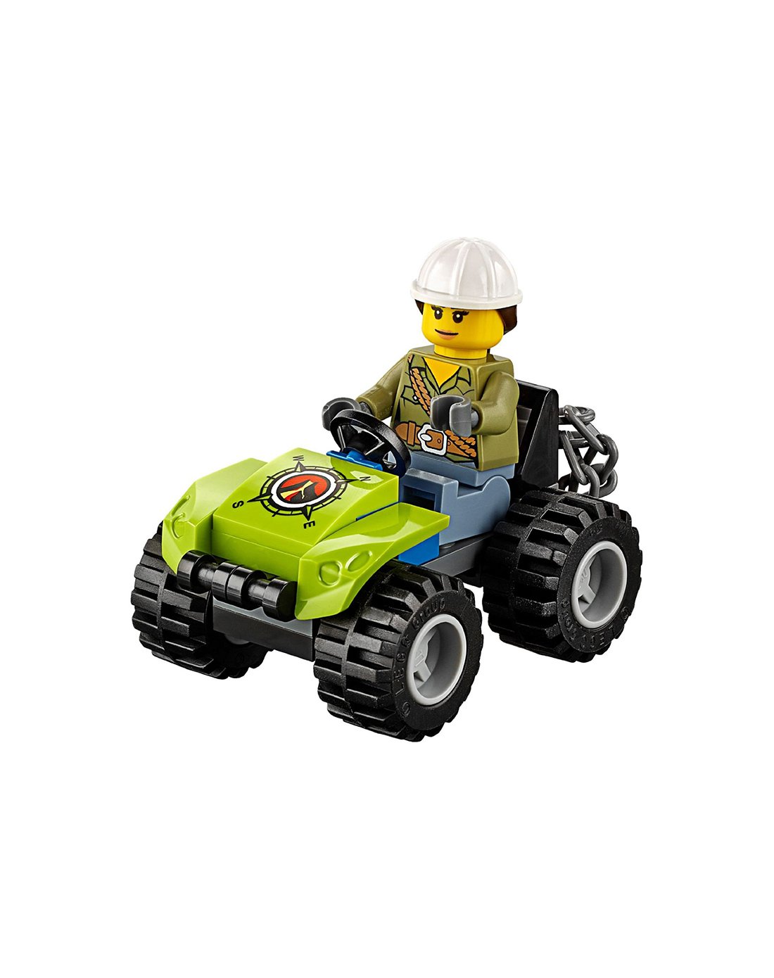 lego乐高城市系列60122火山探险履带式潜孔钻车积木玩具