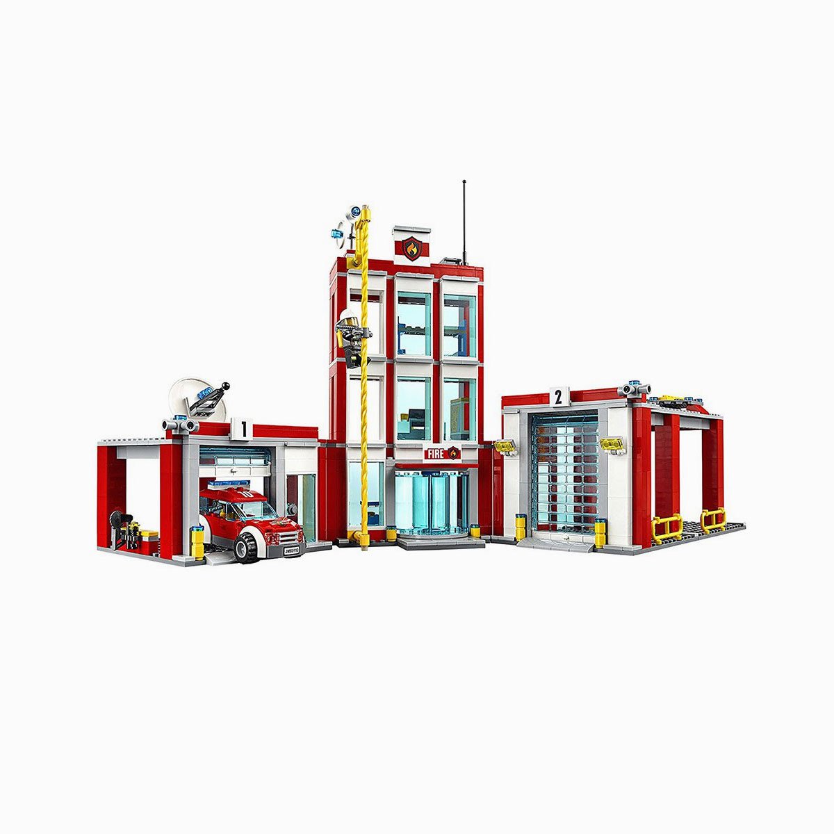 乐高lego城市系列60110消防总局乐高玩具积木 儿童玩具 益智启蒙 创意