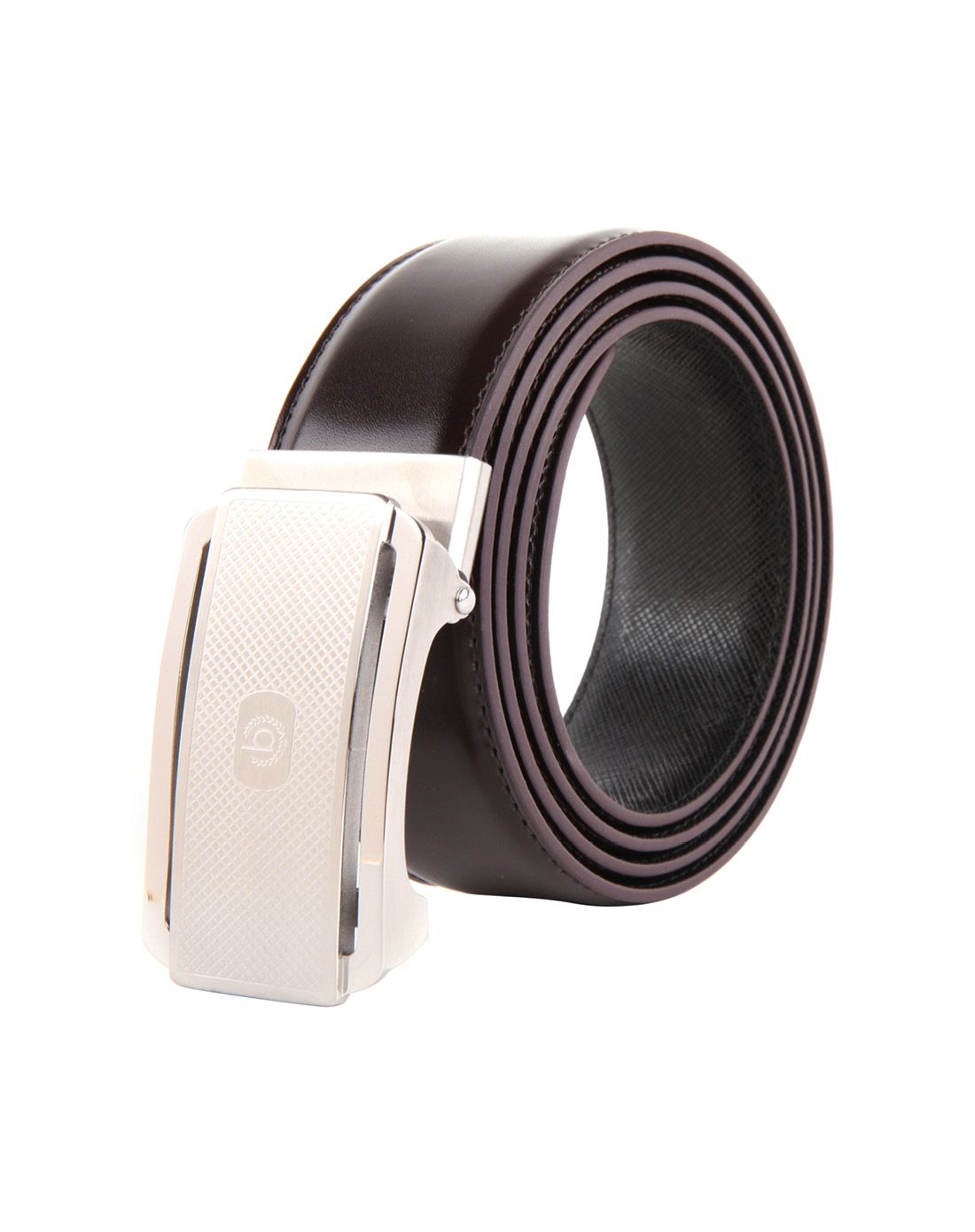 宝加力bugatti国际品牌男啡色牛皮商务休闲男士皮带ph671601dv_唯品会