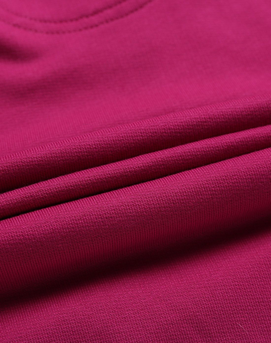 女大童树莓红套头卫衣