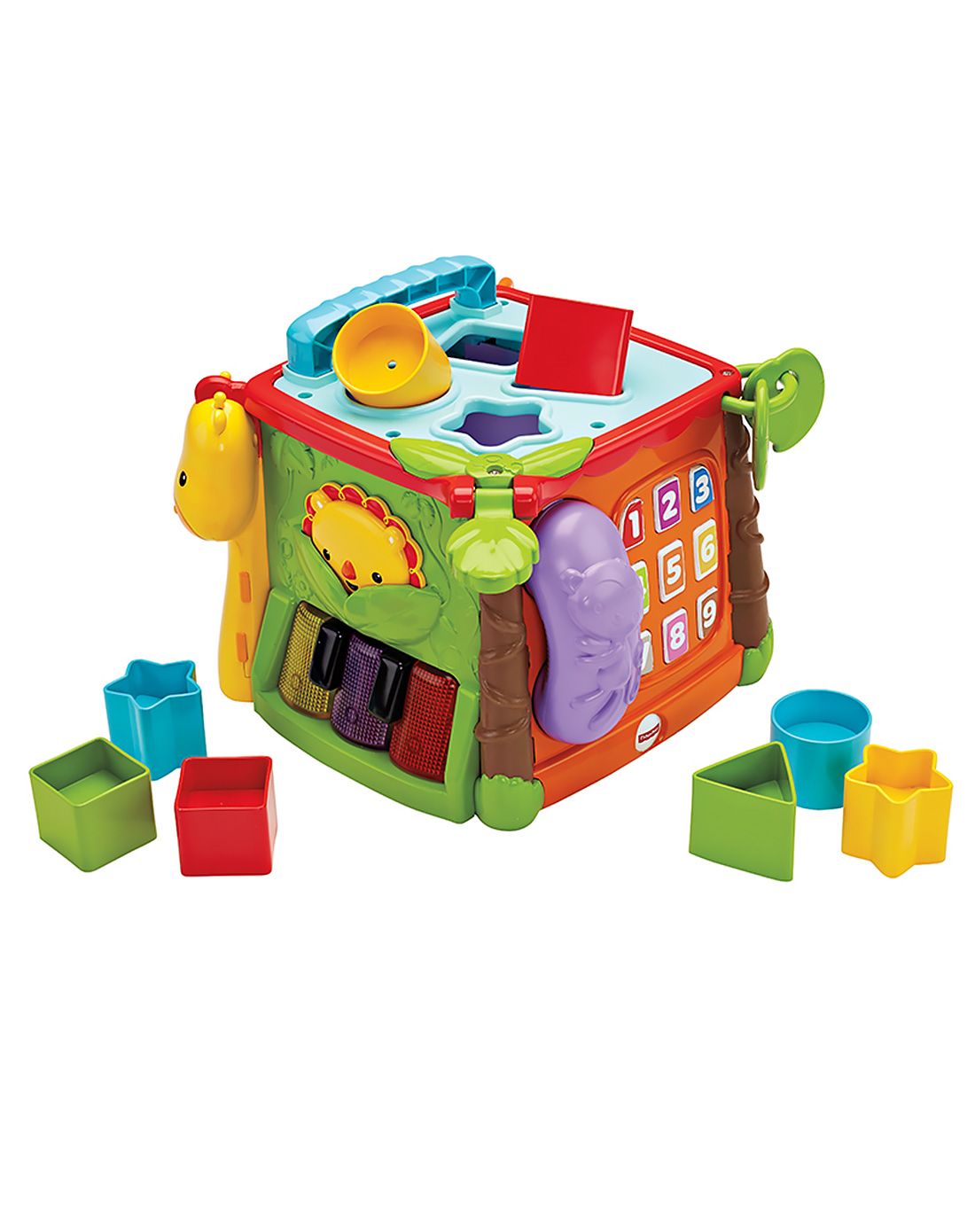 fisher price 费雪探索学习六面盒(双语) cmy28