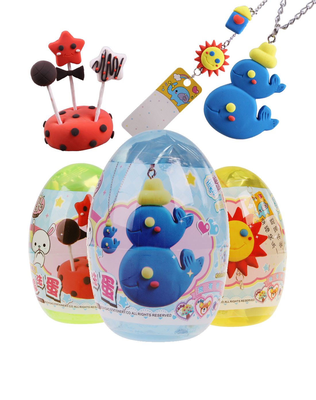 智高& kk rabbit玩具专场直发货(混合)【3个】kk魔法蛋 项链 风铃