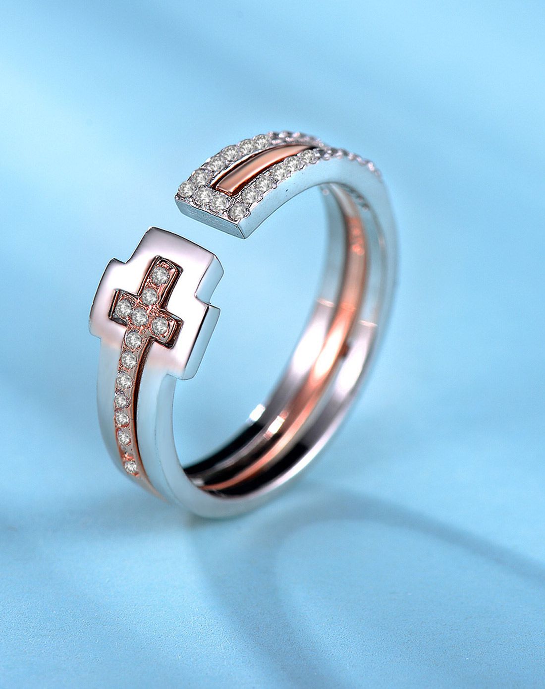 bazaar 925银时尚戒指