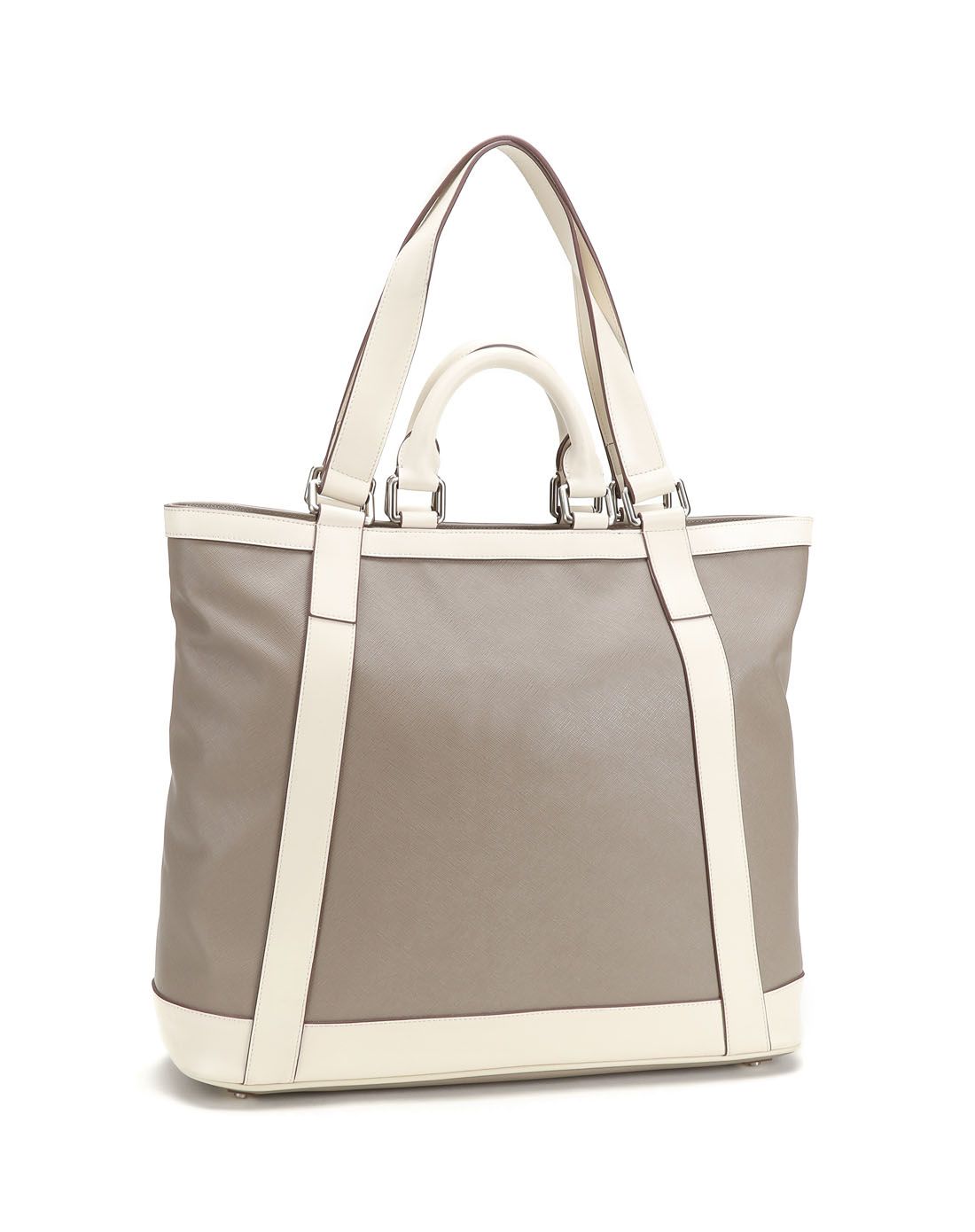 堡尼boni灰/奶白色简约百搭单肩包su86b02o86_唯品会