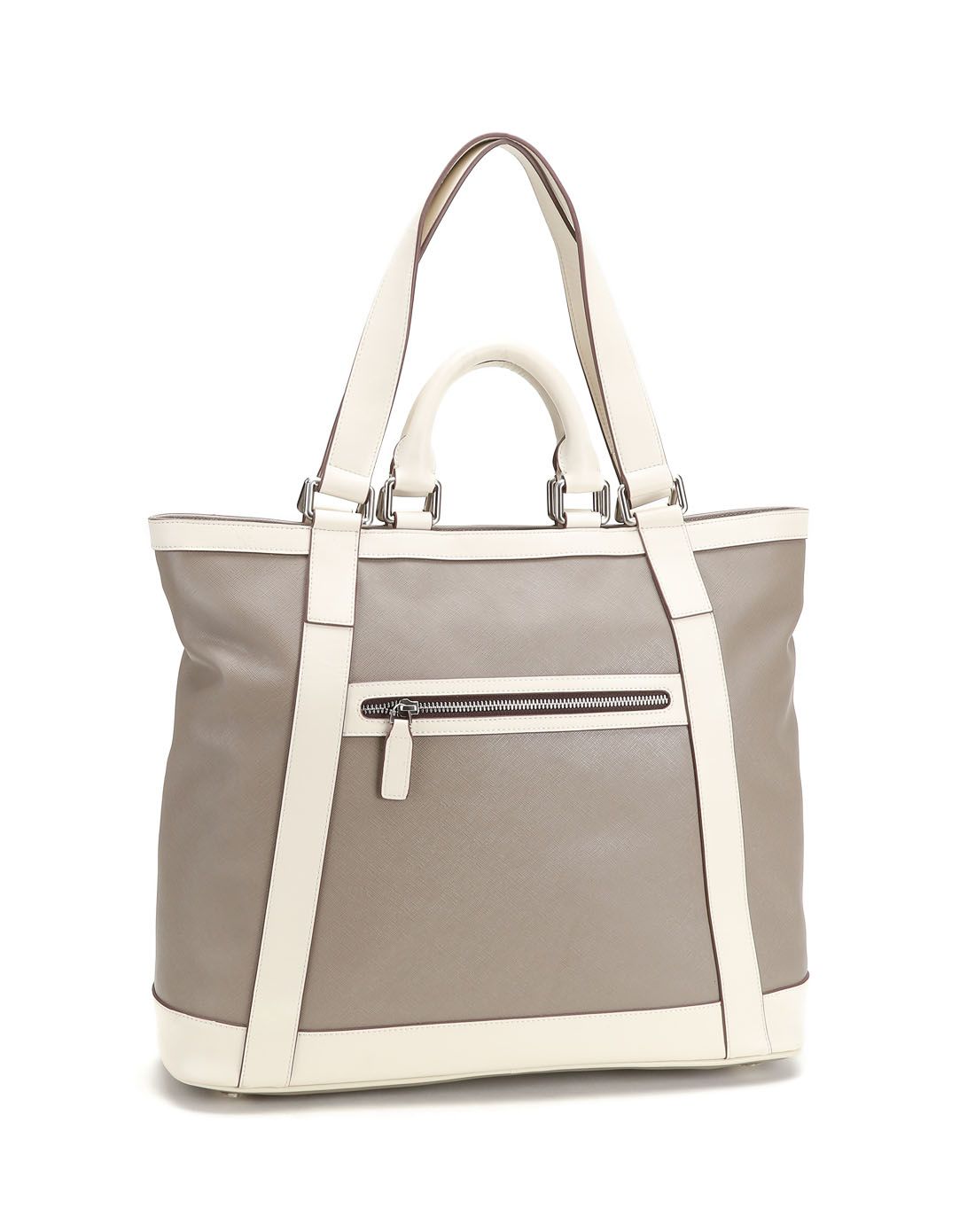 堡尼boni灰/奶白色简约百搭单肩包su86b02o86_唯品会