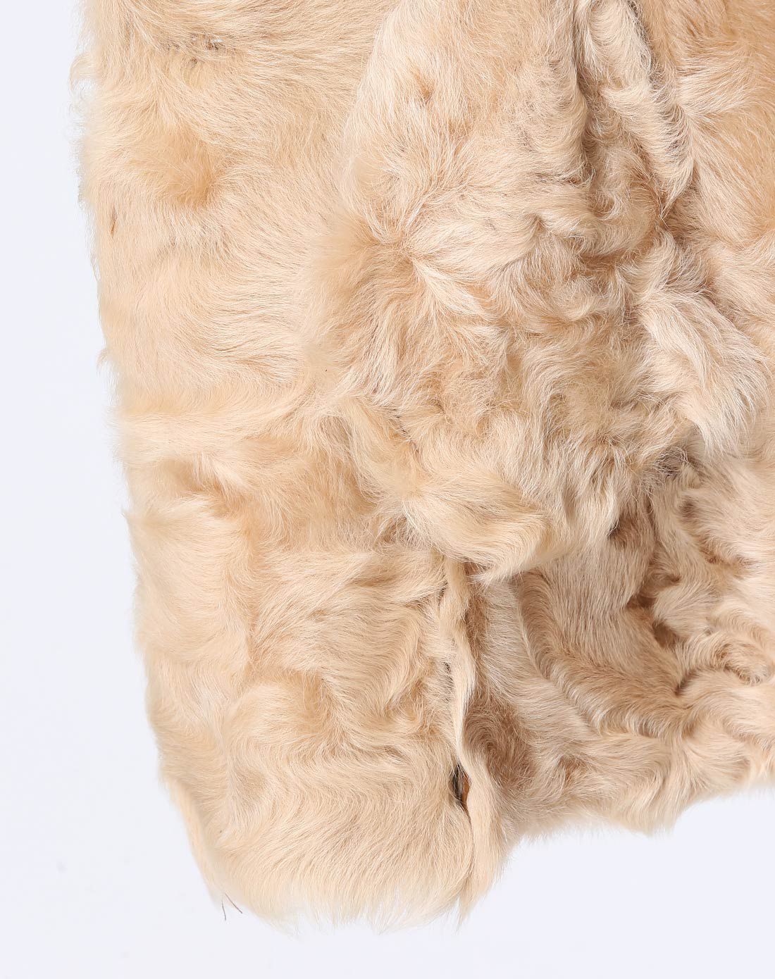 女装小湖羊皮皮毛一体时尚长款外套