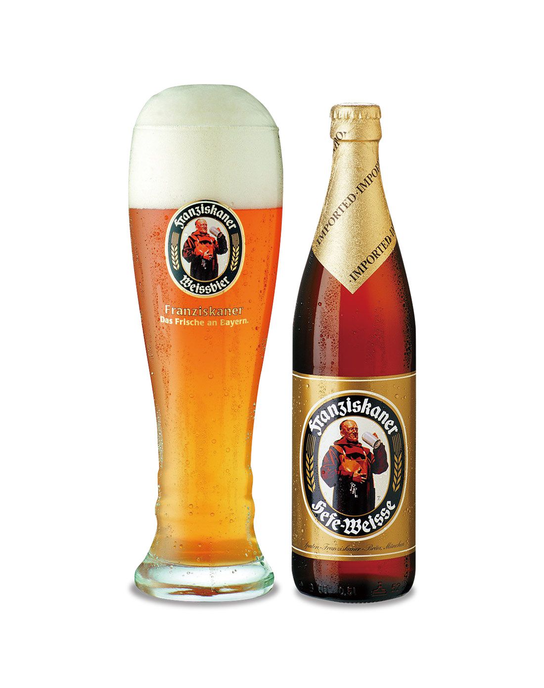 franziskaner 德国进口啤酒 教士纯麦啤酒 500ml*6