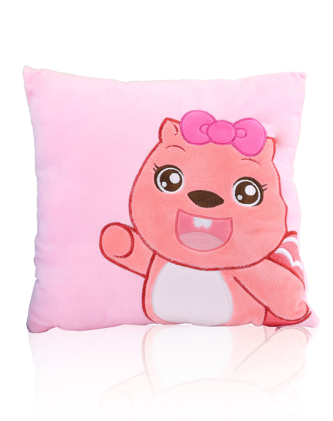 婴幼早教启蒙玩具直发货(混合)贝瓦超柔短毛绒贝拉抱枕030601008_唯品