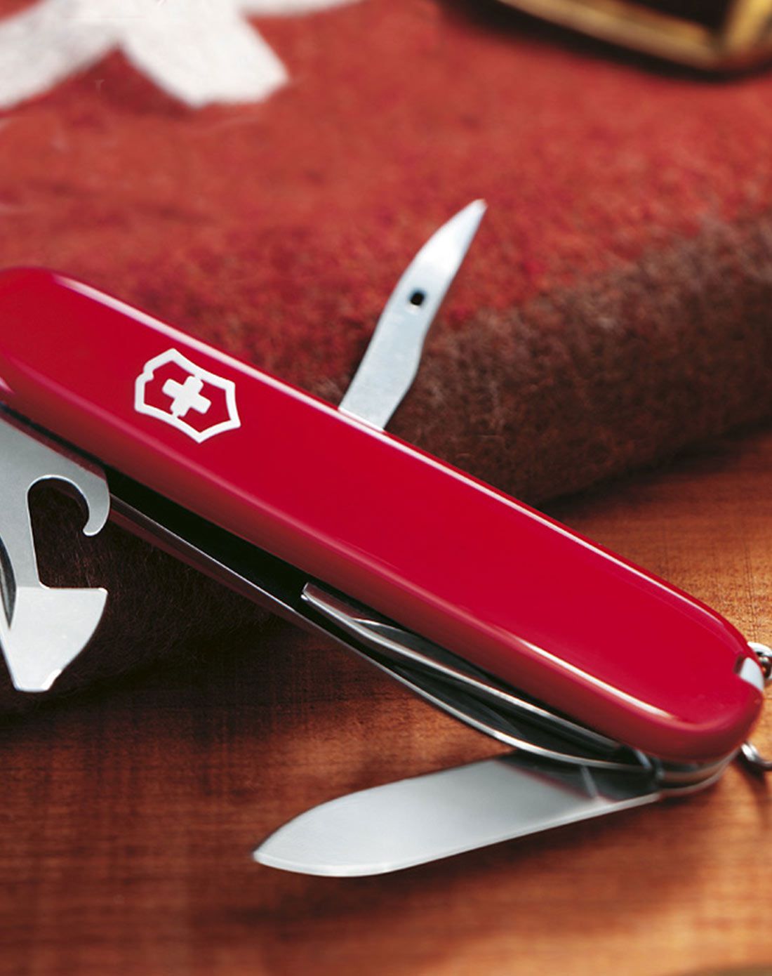 victorinox 瑞士军刀91mm 标准型红色12功能刀