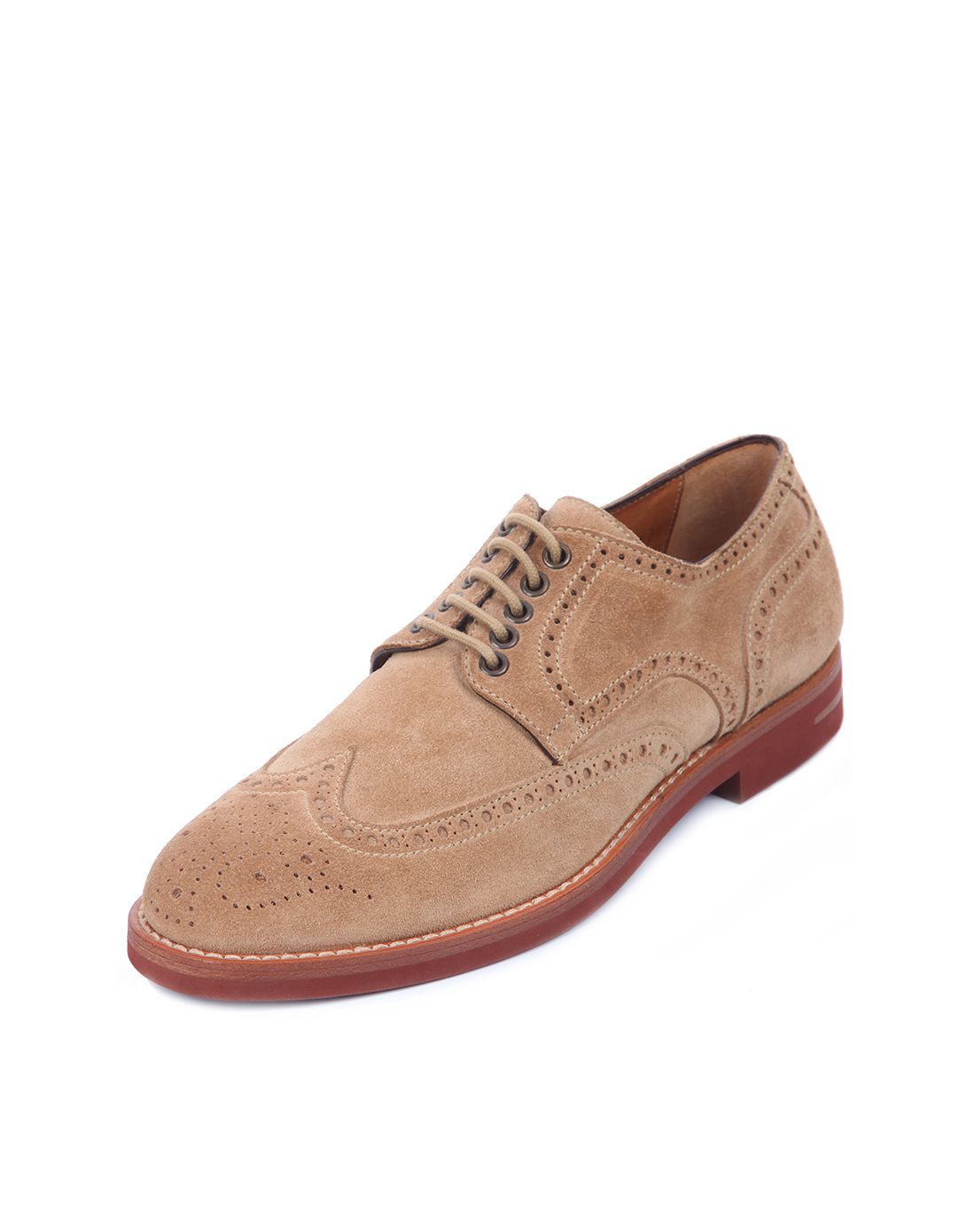 意大利进口男士绿色磨砂反毛皮休闲鞋