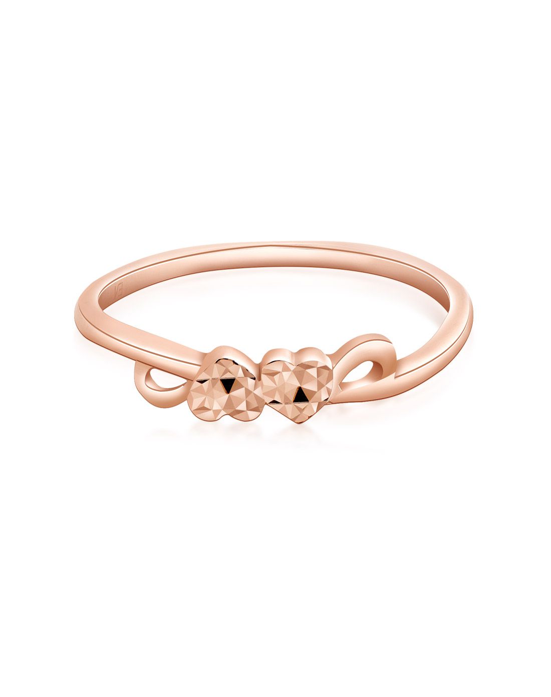 梵迪 花簇 红18k金戒指