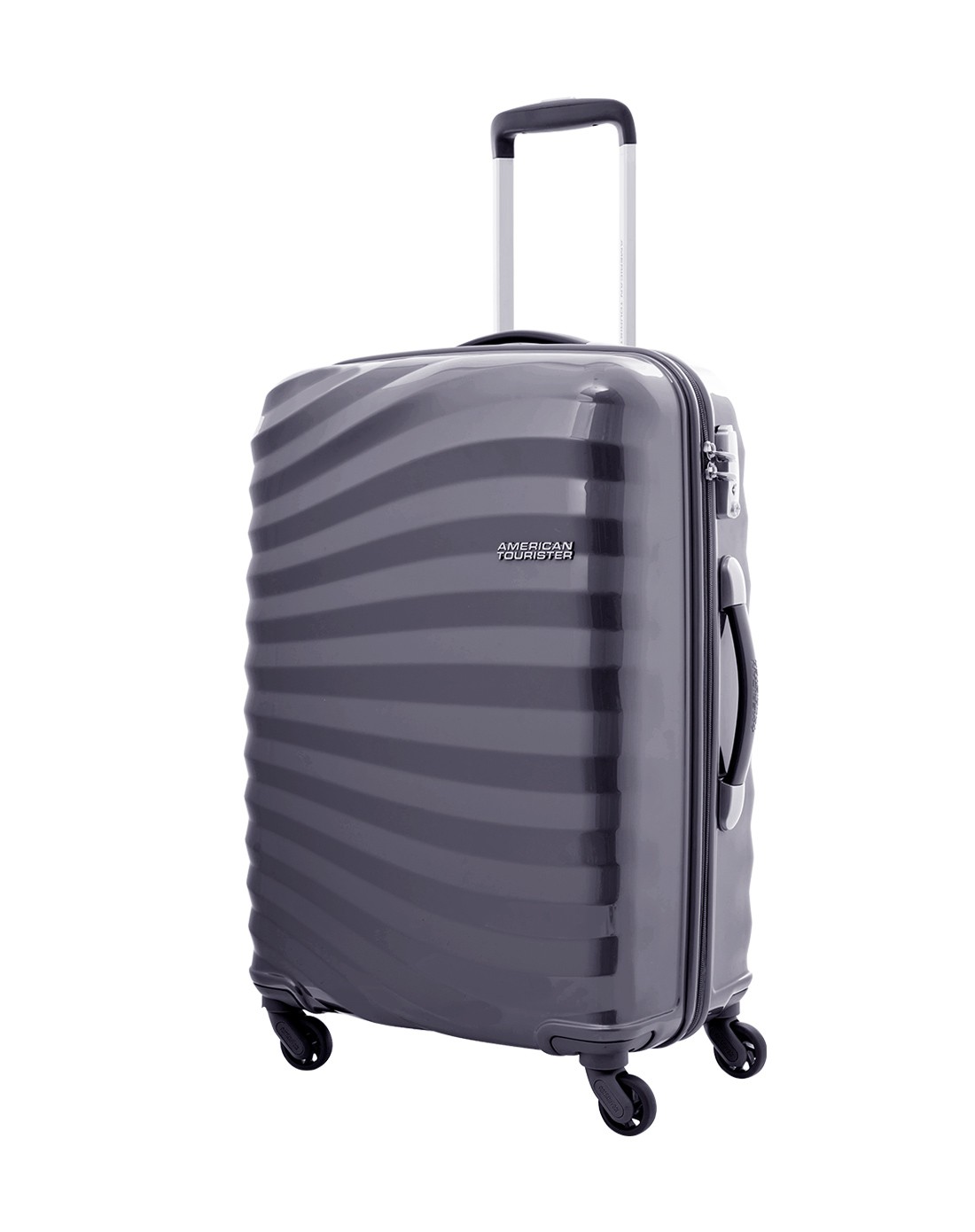 美旅新品24寸海浪纹深灰色拉杆箱