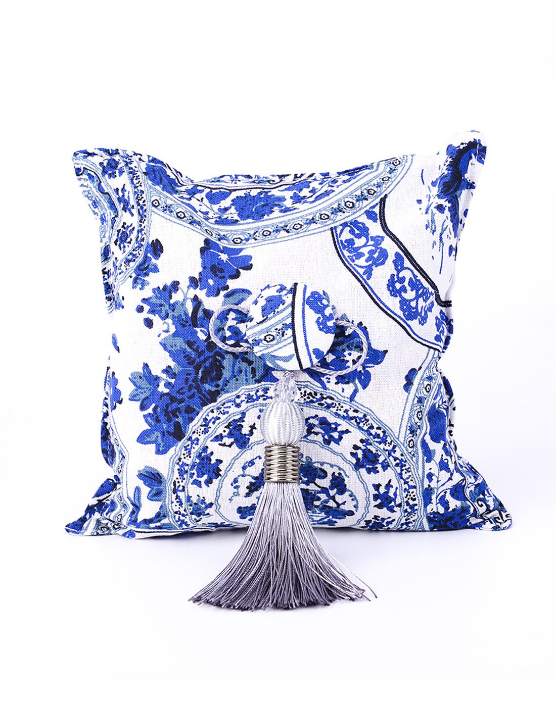 带穗青花瓷炭包(蓝色)