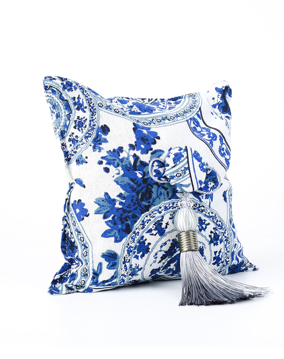 带穗青花瓷炭包(蓝色)