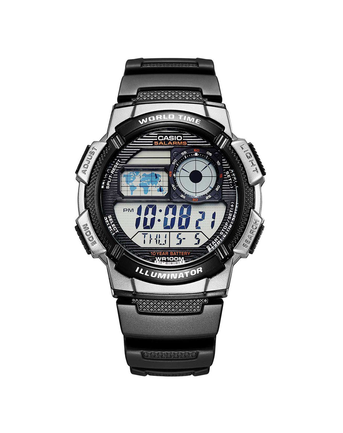casio 卡西欧 ae-1000w-1bvsdf 夜光时尚手表