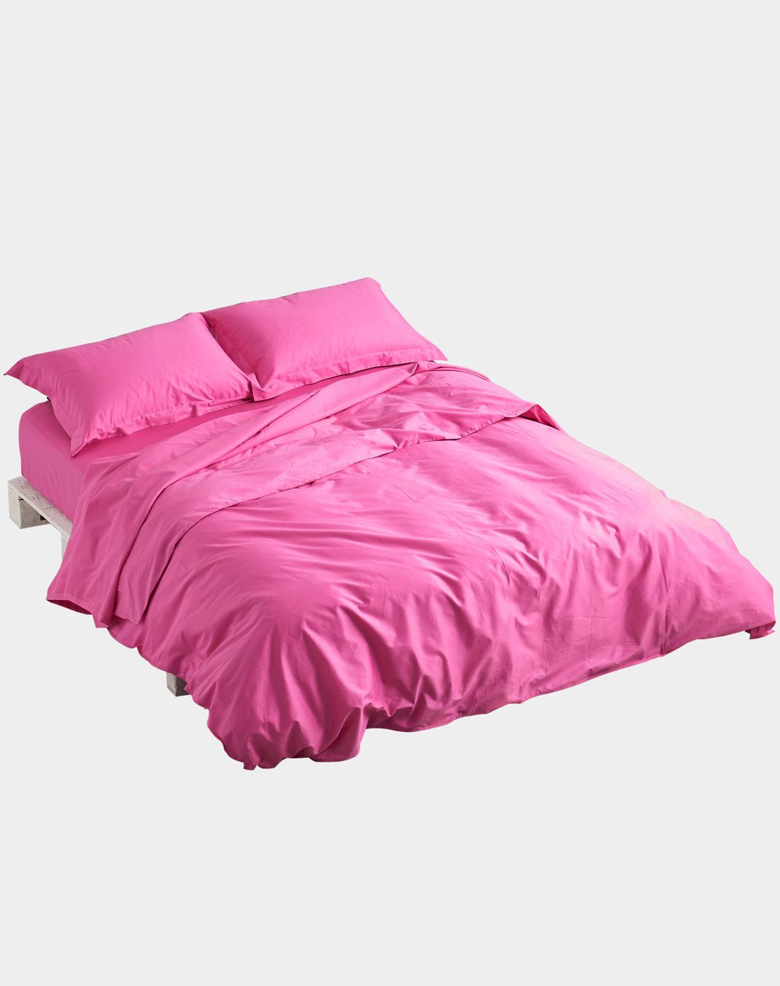 1.5m【怡系列】纯棉缎纹纯色被套-暖流-灰玫红