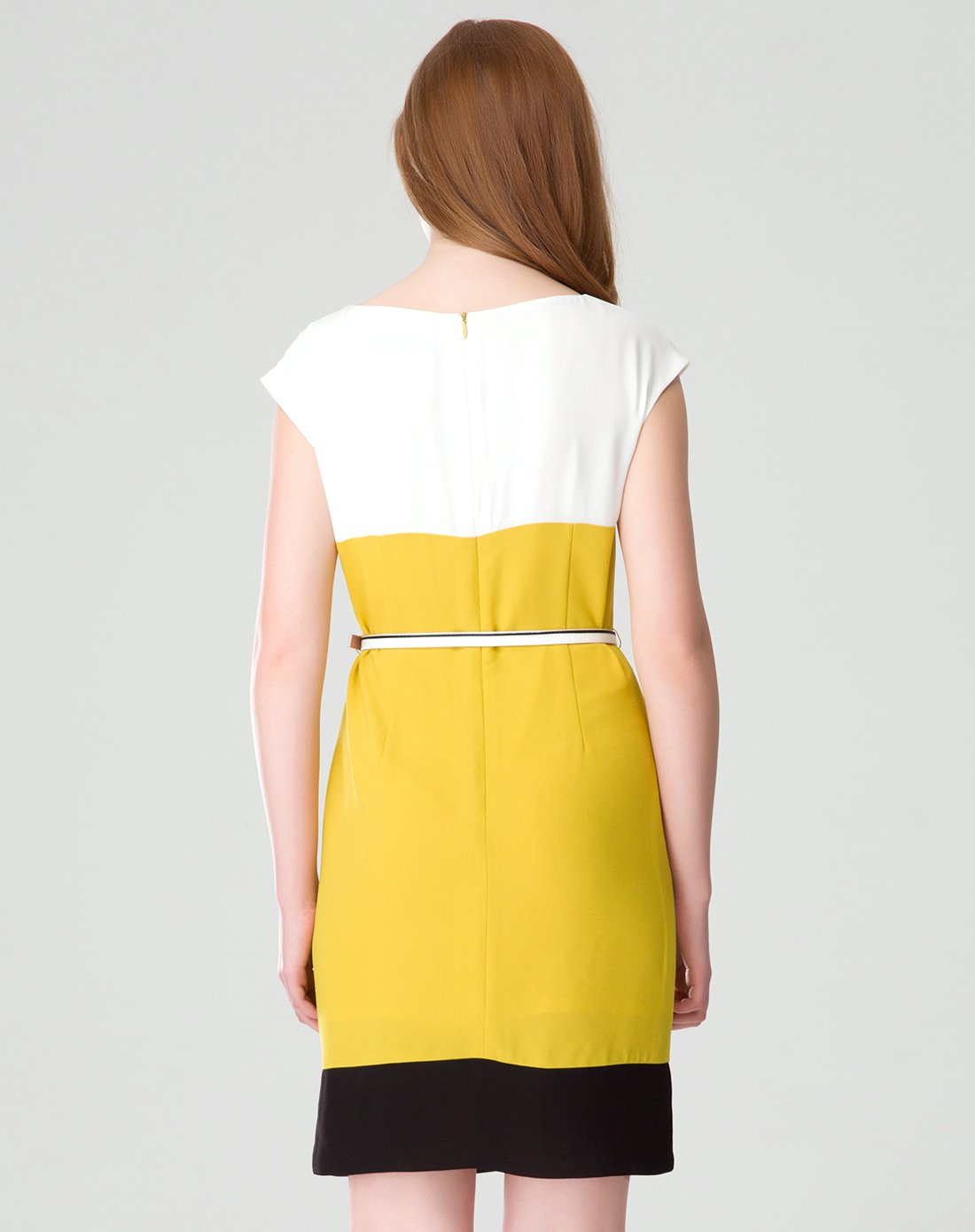 珂曼keman女装专场 舒适休闲灵鱼黄连衣裙