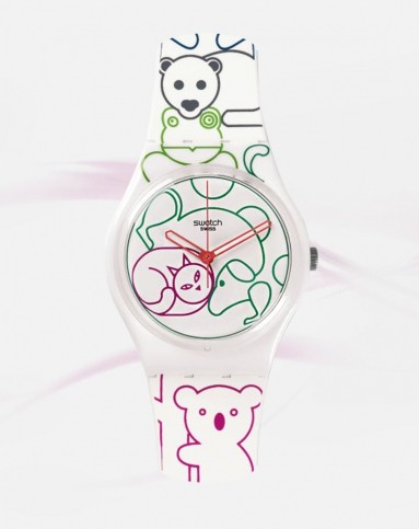 斯沃琪swatch手表专场 色彩密码个性石英男女表动物园