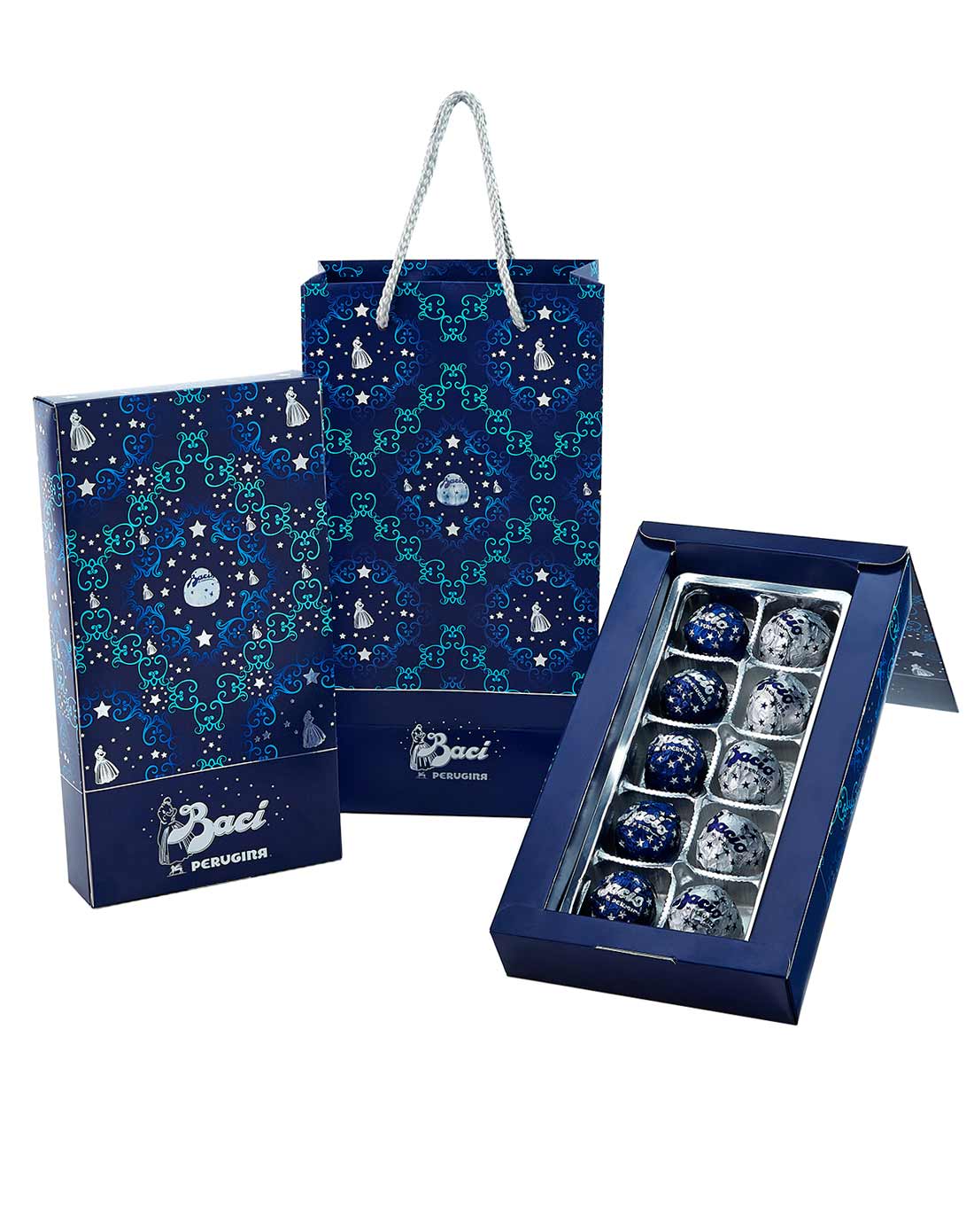 芭喜baci巧克力专场直发货意大利进口 芭喜黑白配盒装榛仁夹心巧克力b