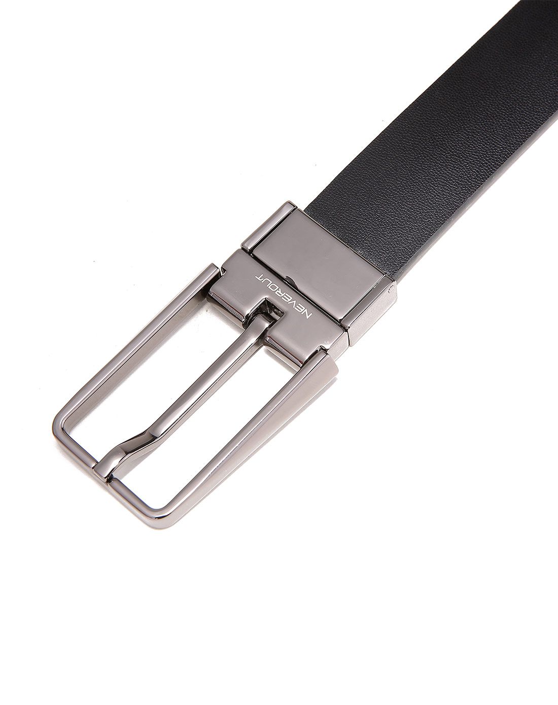 2016年新品黑色针夹扣潮流休闲男士腰带