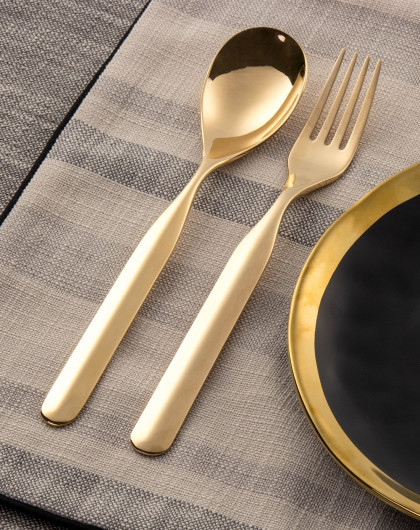 bugatti餐具套装 意大利原装进口西餐具餐具三件礼盒装