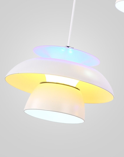 小飞碟餐厅创意5头吊灯