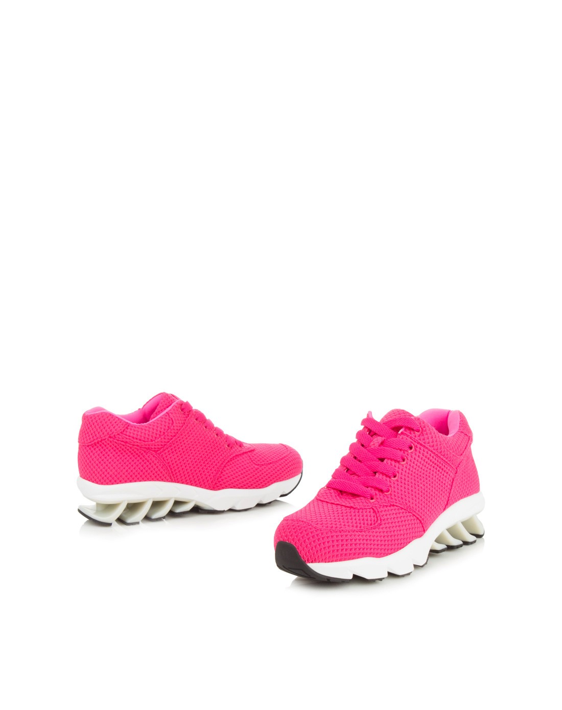 维杜拉vedullar鞋包专场2016专柜同步 玫红色运动厚底休闲鞋w1614505