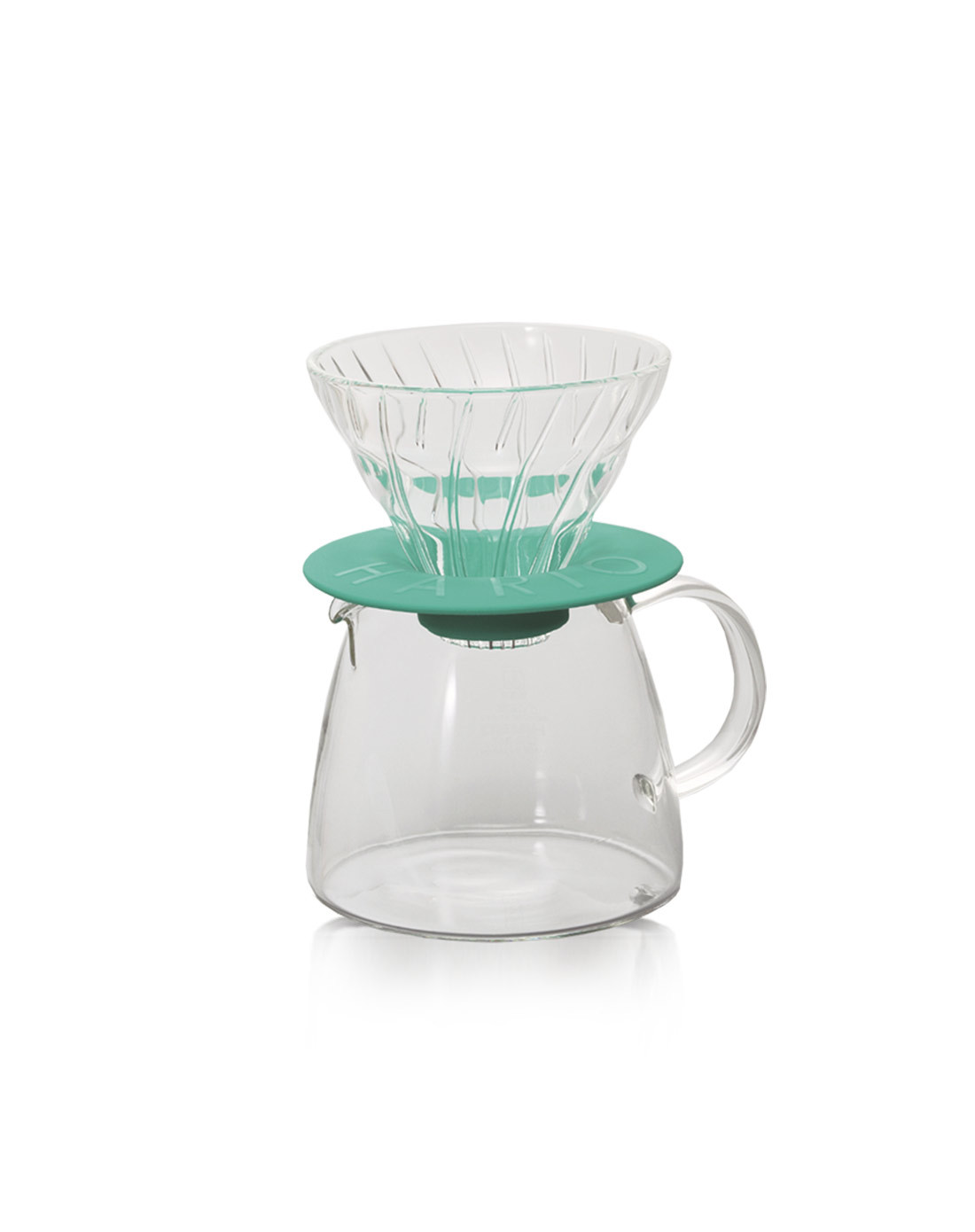 日本hario玻璃器具专场hario日本进口玻璃滤杯手冲咖啡壶套装蓝色vgs