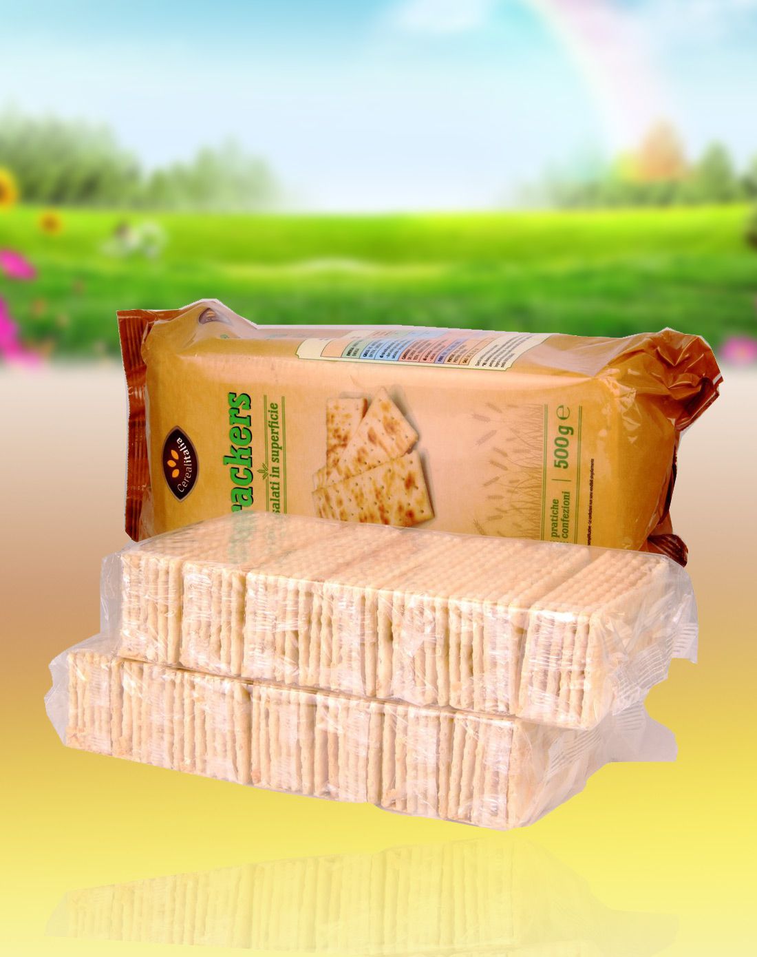 麦丹尼原味苏打饼干500g